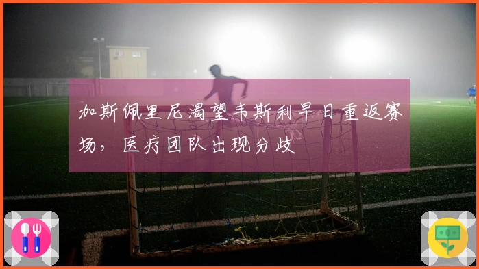 加斯佩里尼渴望韦斯利早日重返赛场，医疗团队出现分歧